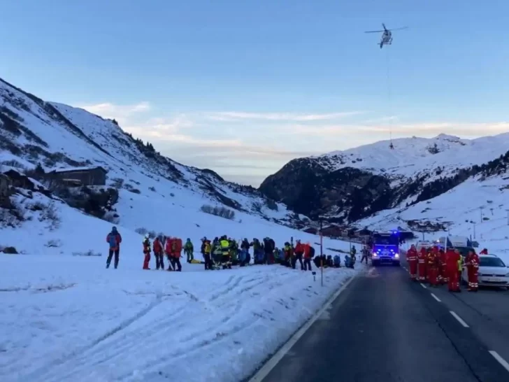 Austria: una avalancha sepultó al menos a diez personas