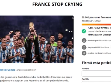 Siguen juntando firmas para que Francia “deje de llorar” por el Mundial: ya superaron las 500 mil