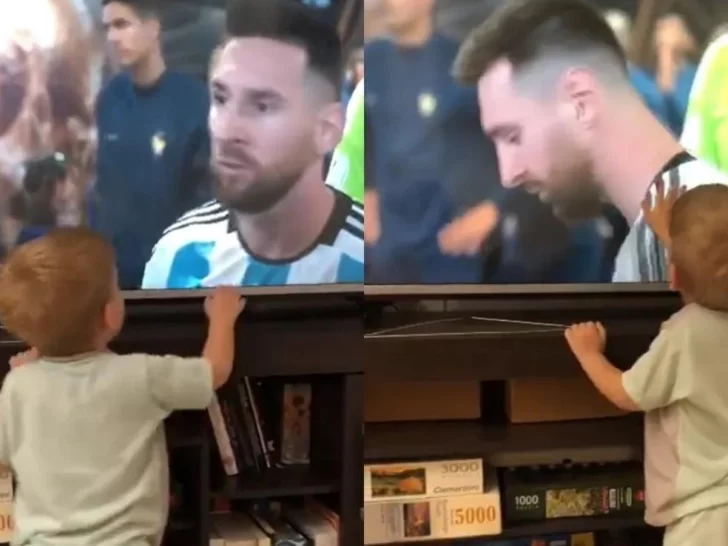 “¡Messi mirame!”: el video del nene de tres años que enterneció a todos