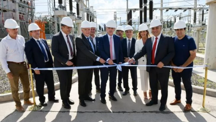 Alberto Fernández inauguró la estación transformadora Los Nogales