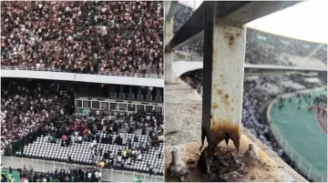 Tragedia en Argelia: se derrumbó una tribuna y hay tres muertos tras el partido del MC Alger
