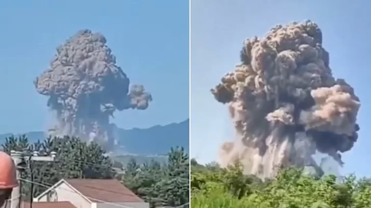 Explosión en fábrica de fuegos artificiales en China: un muerto y varios desaparecidos