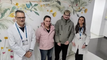 Una beba cordobesa recibió parte del hígado de su mamá y celebra la vida