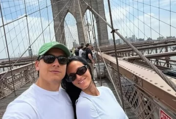 Dybala y Oriana se relajan a puro amor en Nueva York: postales de su viaje soñado