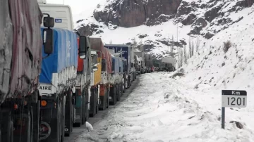 Intensas nevadas: cierran el Paso Cristo Redentor y hay preocupación por turistas y transportistas