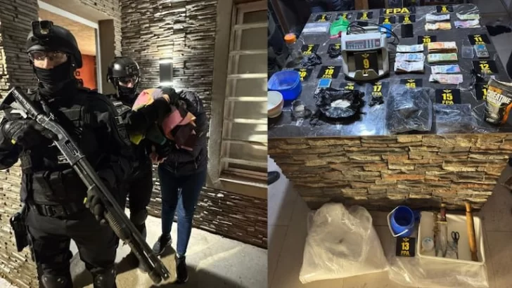 Cayó una familia narco en Villa Nueva: secuestraron más de 60 mil dosis de cocaína