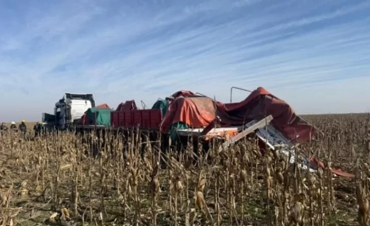 Tragedia en Ruta 7: dos camioneros murieron tras un choque frontal cerca de Laboulaye