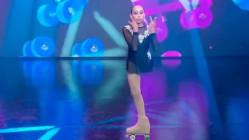 Mili, la nena de 12 años que patina con una pierna amputada y emocionó a todos