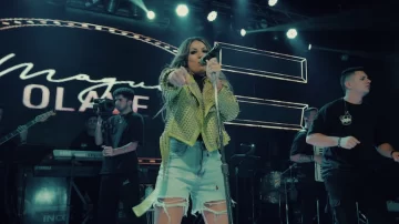 Magui Olave sorprendió con su versión cuartetera de “Mi refe”, grabada en vivo