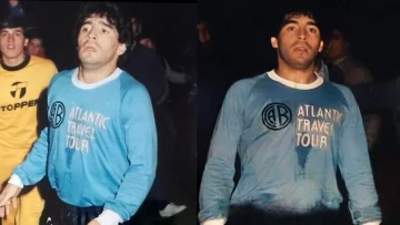 Belgrano recordó la noche que Maradona jugó para el Pirata y le tiró una indirecta a Fassi