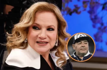 El incómodo momento de Lucía Galán al hablar de su romance con Maradona en “La Noche de Mirtha”