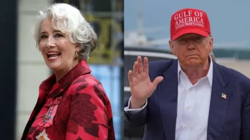 Emma Thompson reveló que Donald Trump la invitó a salir en un contexto de acoso